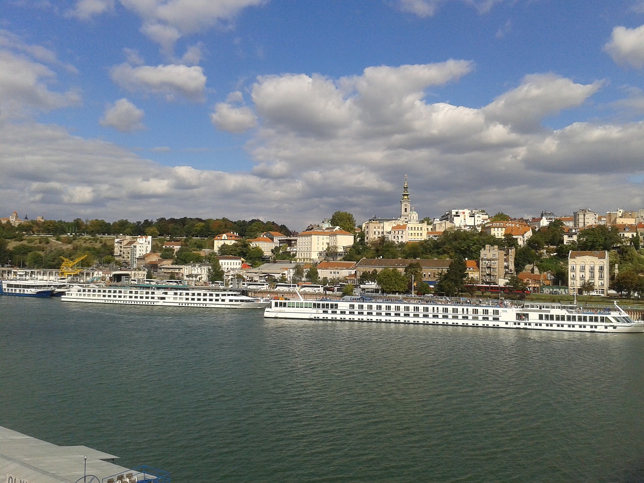 View of Belgrade from the river